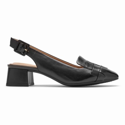 Rockport Total Motion Esma Woven Heels Damen Schwarz ZIX-192743